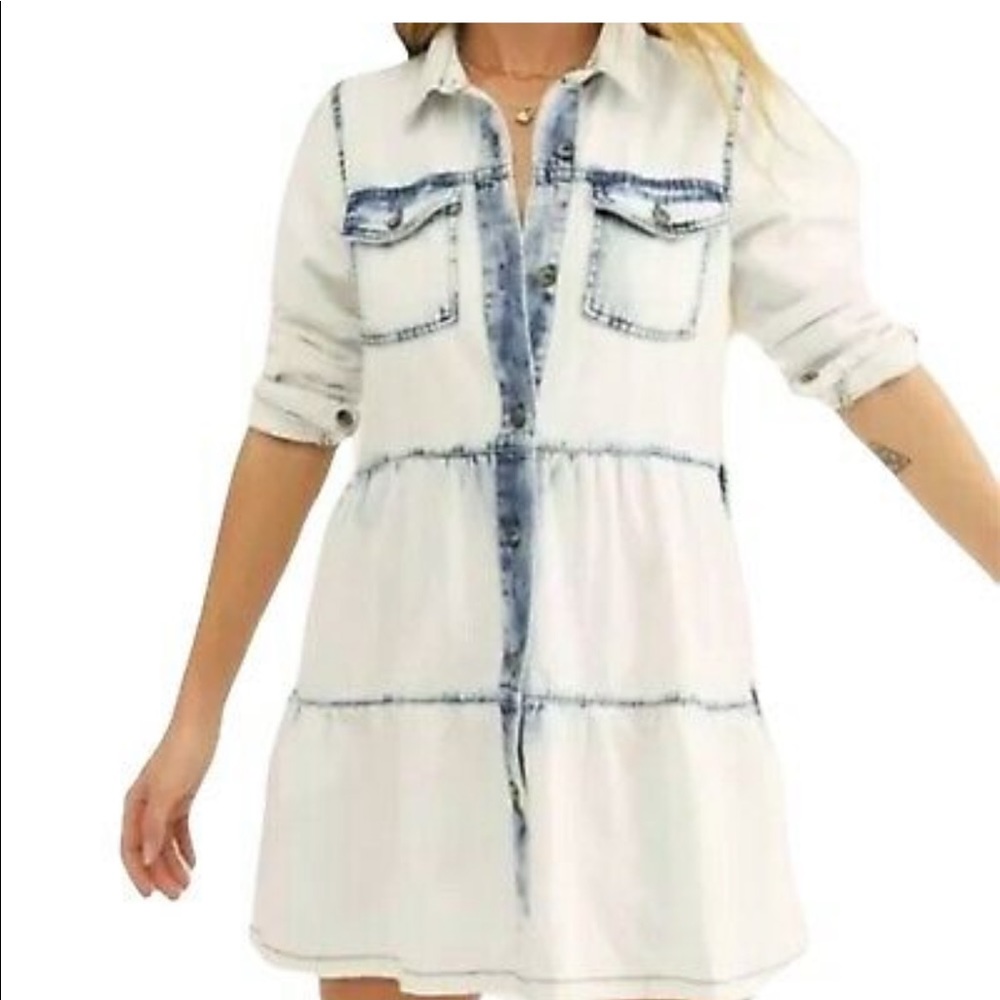 Free People Nicole Denim Dress